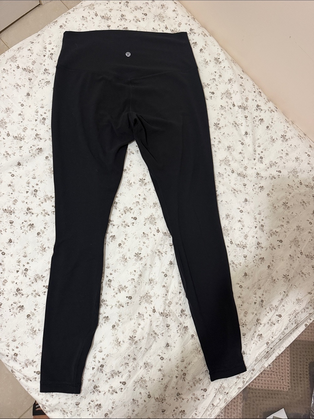 lululemon athletica Black High-Rise Leggings with Logo